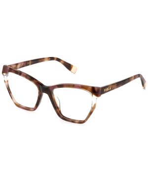 Furla Vfu868V 01Gq Optical Frames Acetate Geometric - Black
