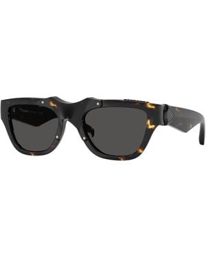Burberry Be4445U 410687 Sunglasses Injected Squared Normal - Black