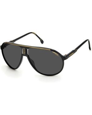 Carrera Champion65/N 807/Ir Sunglasses Plastic Pilot - Black