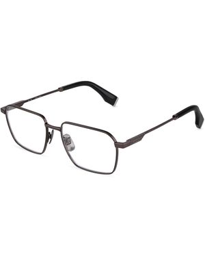 Police Vplu65 Mercury Lite 3 672 Optical Frames Metal Geometric - Black