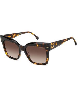 Carrera 3037/S 086/Ha Sunglasses Acetate Butterfly Shaded - Black