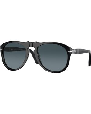 Persol Po0649 95/S3 Sunglasses Acetate Pilot Polarized Shaded - Black