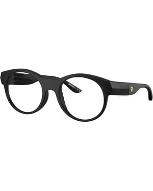 FERRARI SCUDERIA Fz8031U 534 Optical Frames Injected Transparent Geometric Normal - Black
