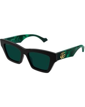 Gucci Gg1753S 007 Sunglasses Acetate Cat Eye - Green