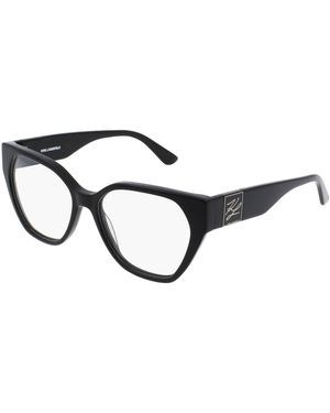 KARL LAGERFELD Kl6053 001 Optical Frames Acetate Squared Normal Normal - Black