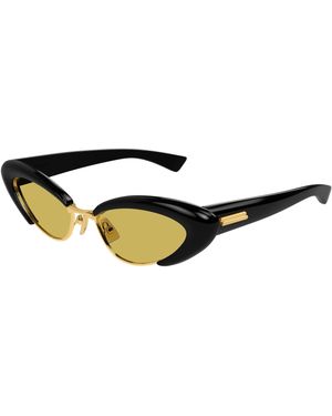 Bottega Veneta Bv1387S 001 Sunglasses Acetate Cat Eye - Black