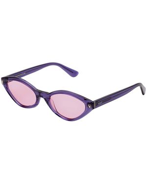 Retrosuperfuture Plm Echo Dreamer Sunglasses Acetate Geometric Normal - Black