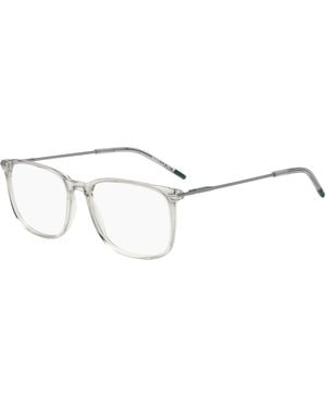 BOSS Hg 1407 Kac Optical Frames Acetate Squared Normal - Black