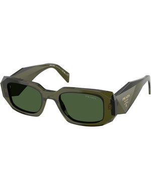 Prada Pr 17Ws 19Z1I0 Sunglasses Acetate Squared Normal - Green