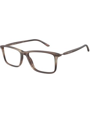 Giorgio Armani Ar7258 6074 Optical Frames Acetate Squared Normal - Black