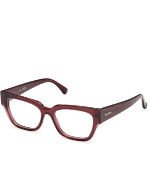 Max Mara Mm5259 69 Optical Frames Acetate Squared Normal - Black
