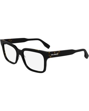 KARL LAGERFELD Kl6173 017 Optical Frames Acetate Squared Normal - Black