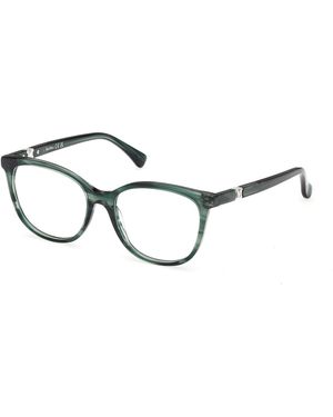 Max Mara Mm5238 098 Optical Frames Acetate Round Normal - Black