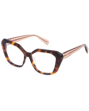 Blumarine Vbm877 752 Optical Frames Acetate Geometric - Black