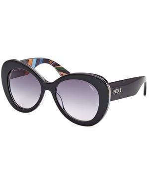 PUCCI Ep0232 05W Sunglasses Acetate Round Normal - Black