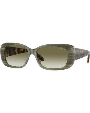 Vogue Eyewear Vo2606S 30728E Sunglasses Acetate Squared Normal Shaded - Black