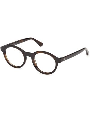 Web We5472 052 Optical Frames Acetate Round Normal - Black