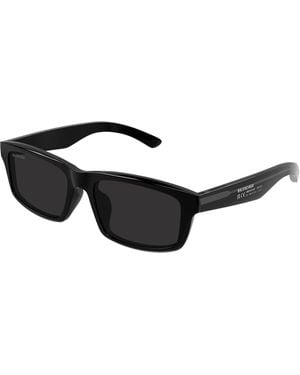 Balenciaga Bb0424Sk 001 Sunglasses Acetate Squared - Black