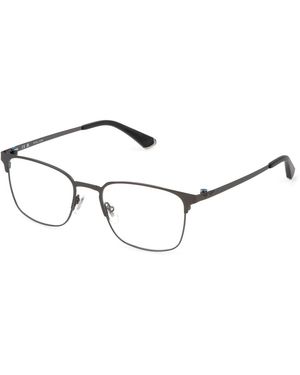 Police Vplp14 Tailwind Pro 1 584 Optical Frames Metal Squared - Black
