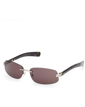 adidas Or0130 17E Sunglasses Metal Squared Normal - Black
