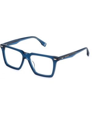 Police Vplr66E Supernova 8 0Agq Optical Frames Acetate Squared - Black