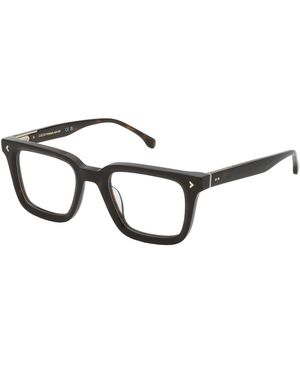 Lozza Vl4334 Sanremo 4 072A Optical Frames Acetate Squared - Black