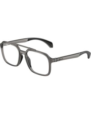 Moncler Me3002 5003 Optical Frames Injected Transparent Squared Normal - Black