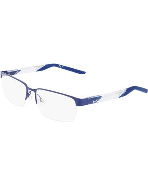 Nike 8184 412 Optical Frames Metal Squared Normal - Black