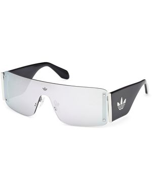 adidas Or0118 01C Sunglasses Injected Smoke Mask Normal - Black