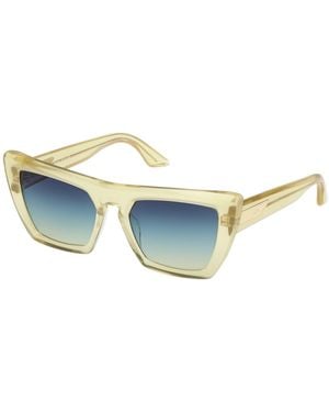 Gcds Gd0065 39P Sunglasses Acetate Cat Eye Normal - Blue