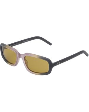Retrosuperfuture Gw9 Troll Side Fade Sunglasses Acetate Squared Normal - Black