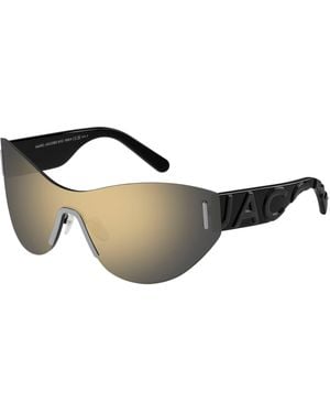 Marc Jacobs Marc 737/S Rhl/Jo Sunglasses Metal Mask Mirror - Black