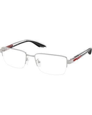 Prada Linea Rossa Ps 51Sv 1Bc1O1 Optical Frames Metal Pillow Normal - Black