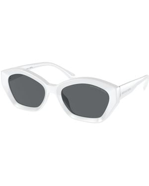 Michael Kors Mk2209U Bel Air 310087 Sunglasses Injected Geometric Normal - Black
