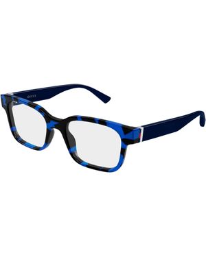 Gucci Gg2087O 008 Optical Frames Injected Transparent Squared - Black