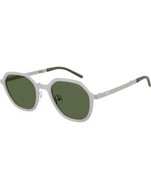 Emporio Armani Ea2176 301571 Sunglasses Metal Geometric Normal - Green