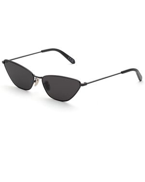 Retrosuperfuture Unj Spillo Fiammato Sunglasses Metal Cat Eye Normal - Black