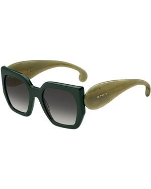 Etro 0054/S 1Ed/9O Sunglasses Acetate Squared Normal Shaded - Green