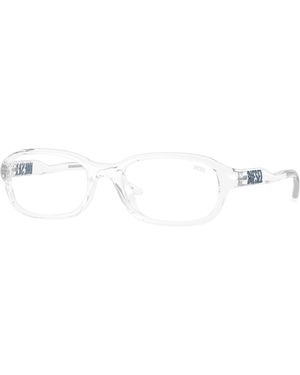 DIESEL Dl6015U 2005 Optical Frames Injected Squared Normal - Black