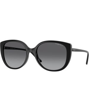Vogue Eyewear Vo5623S W44/T3 Sunglasses Nylon Butterfly Polarized Shaded - Black
