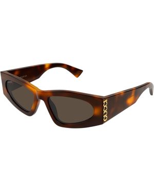 Gucci Gg2040S 002 Sunglasses Acetate Cat Eye - Black