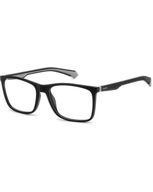 Polaroid Pld D477 08A Optical Frames Bio Polyamide Squared - Black