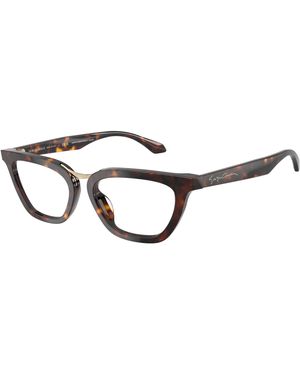 Giorgio Armani Ar7290U 6124 Optical Frames Acetate Transparent Butterfly Normal - Black