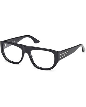 Gcds Gd5048 001 Optical Frames Acetate Squared Normal - Black