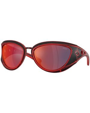 DIESEL Dl3007U 20096P Sunglasses Injected Cat Eye Mirrored