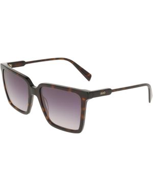 Liu Jo Lj831S 242 Sunglasses Acetate Squared Normal - Black