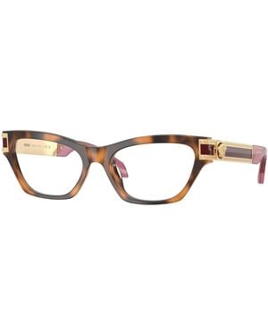 Versace Ve3396U 5264 Optical Frames Acetate Transparent Cat Eye Normal - Black