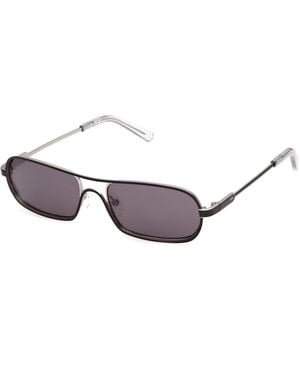 adidas Originals Or0151 02A Sunglasses Injected Smoke Squared Normal - Black