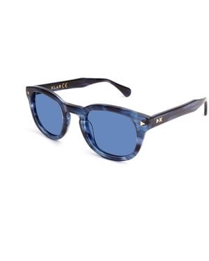 Xlab 8004 Sunglasses Acetate Light Pantos Nuanced - Blue