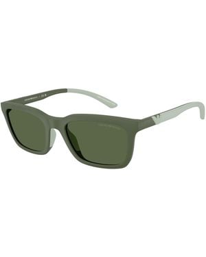 Emporio Armani Ea4249U 625971 Sunglasses Injected Squared Normal - Green